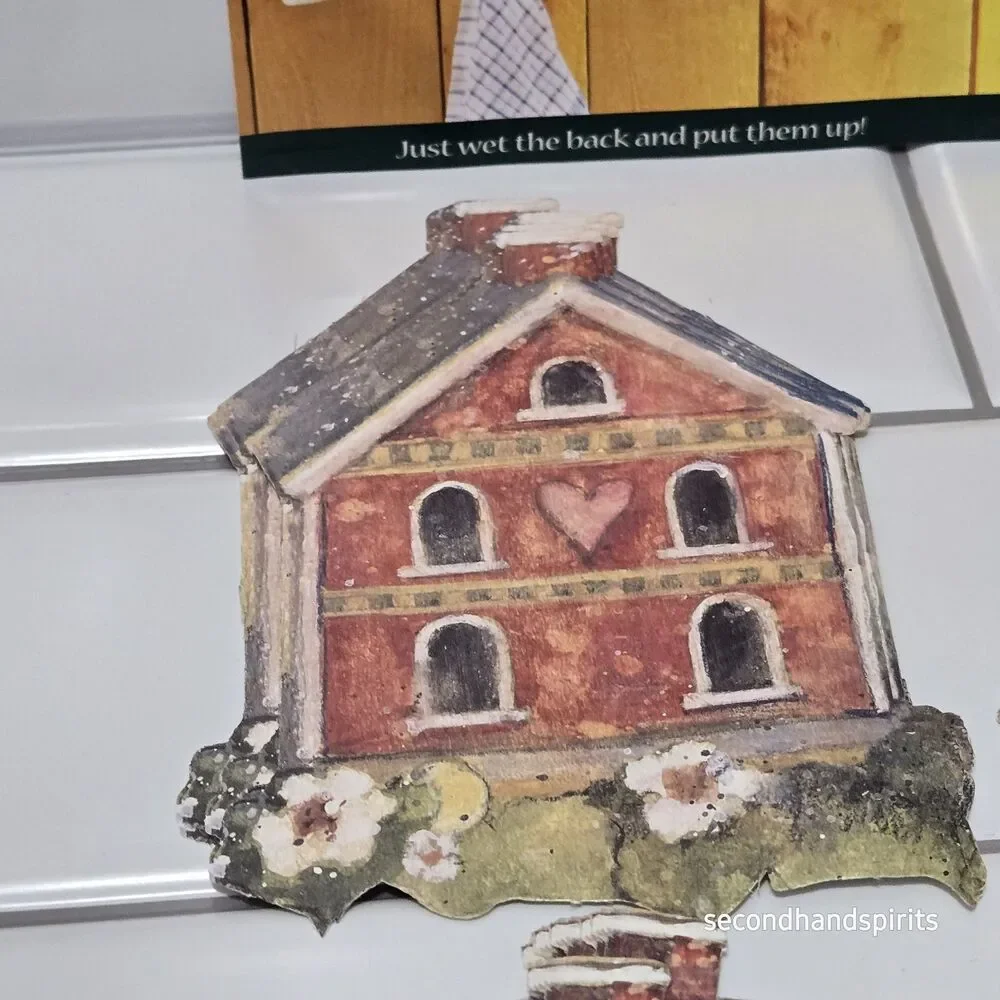 Wallies 12973 Birdhouses Pre-pasted Wallpaper Cutouts Washable Strippable